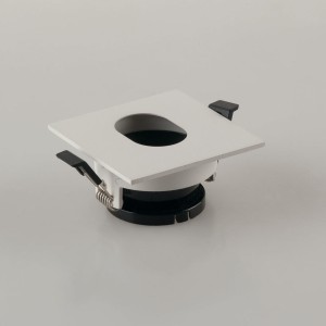 Struttura per faretto da incasso STENOS quadrata bianca foro ovale 8,5 cm Intec - foto 2