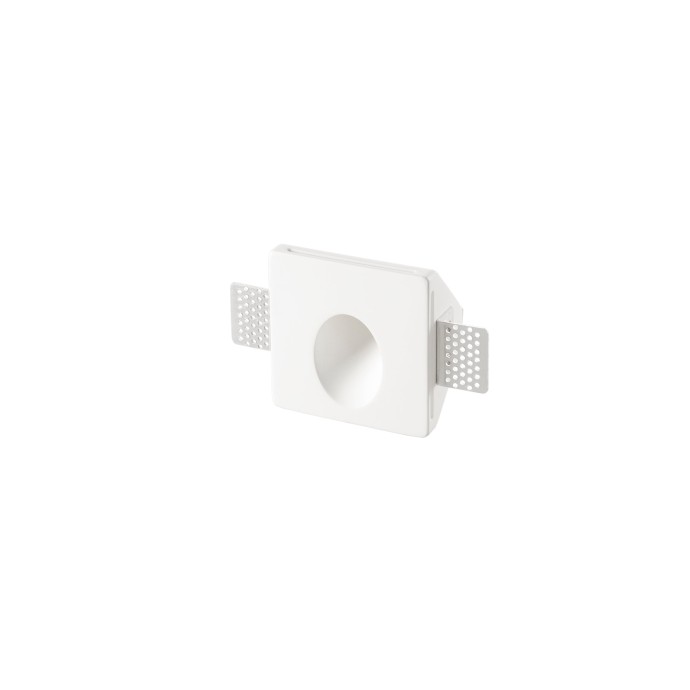 Lampada segnapasso da incasso GU10 bianca Intec ARIEL 10x10 cm