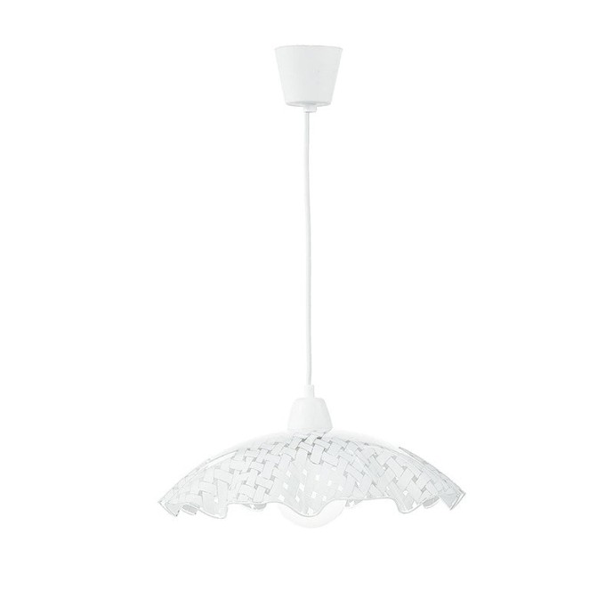 Sospensione bianca E27 IP20 CASHMERE Luce Ambiente e Design