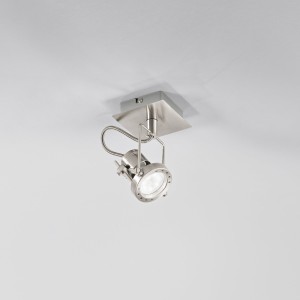 Spot GU10 2700K nichel 1 luce FAN Europe TECHNO - foto 3