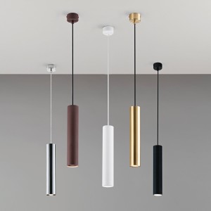 Sospensione GU10 1 luce cromo 30 cm Luce Ambiente e Design FLUKE - foto 5