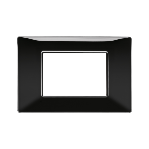 Placca Nera 3 moduli Vimar...
