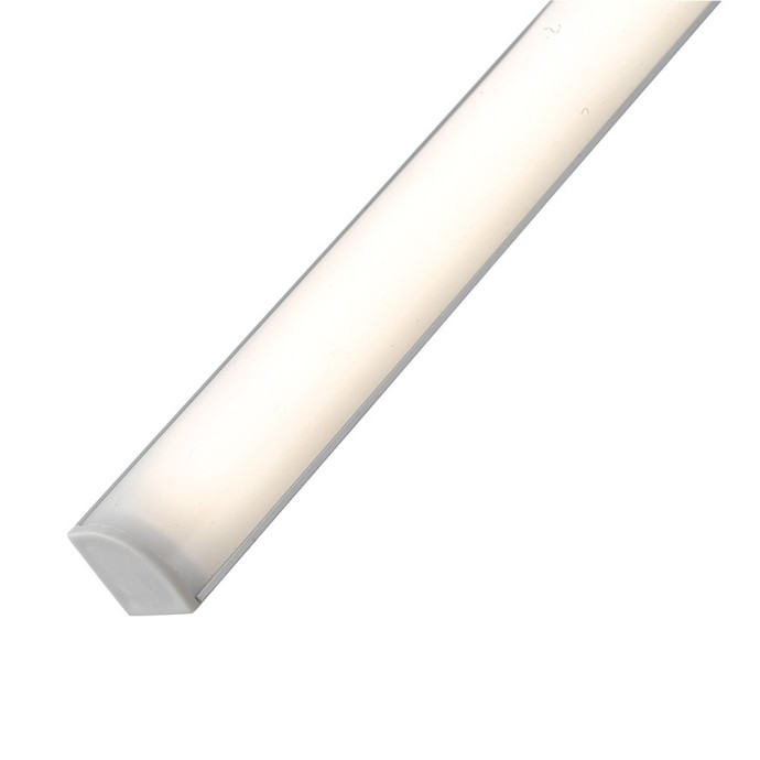 Barra LED sottopensile angolare 20W 4000K 90 cm argento Intec UNIX