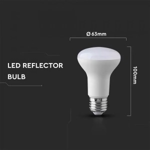 Lampadina LED E27 8,5W R63 V-TAC VT-263 - foto 8
