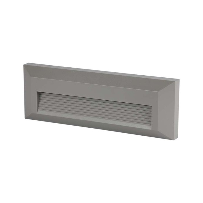 Faretto LED segnapasso 3W IP65 grigio V-TAC VT-1162
