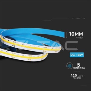 Kit strip LED COB 12W/m 5m IP20 V-TAC - foto 13