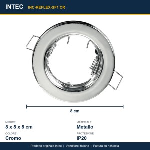 Struttura incasso in metallo cromo IP20 Intec REFLEX - foto 3