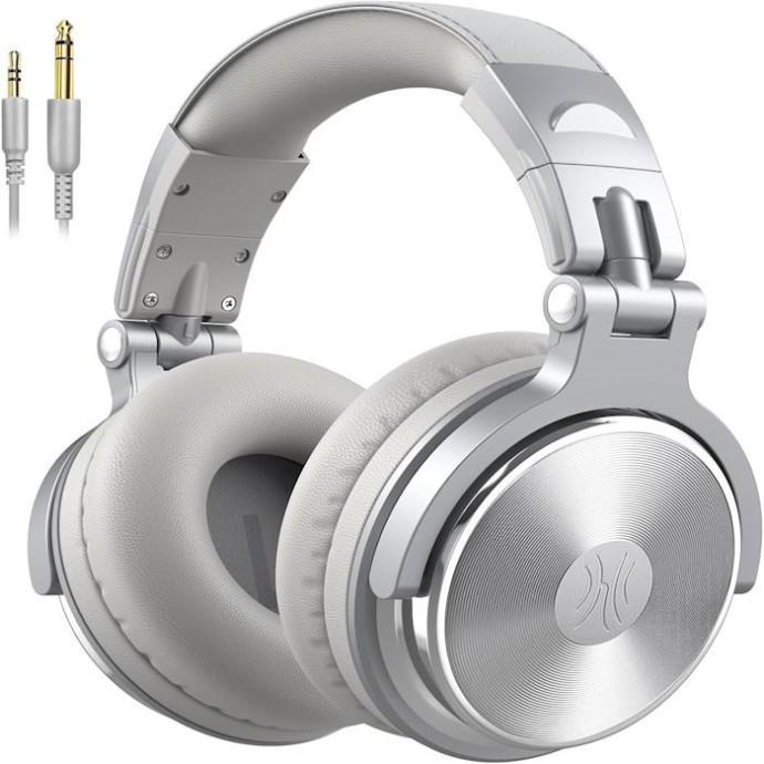 OneOdio Studio Pro 10 Hi-Res Cuffie DJ Cablate c/ Shareporte e Microfono Silver OneOdio Studio Pro 10 Hi-Res Cuffie DJ Cablate c/ Shareporte e Microfono Silver