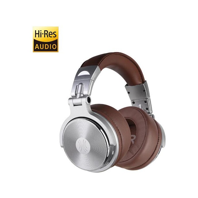 OneOdio Studio Pro 30 Hi-Res Cuffie DJ Cablate Silver/Brown OneOdio Studio Pro 30 Hi-Res Cuffie DJ Cablate Silver/Brown