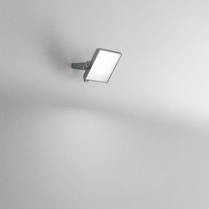 Proiettore LED 10W CCT 3000/4000K IP65 argento Intec AXEL - foto 8