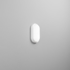 Plafoniera da esterno LED 12W 3000K IP65 bianca Intec FLIPPY - foto 4