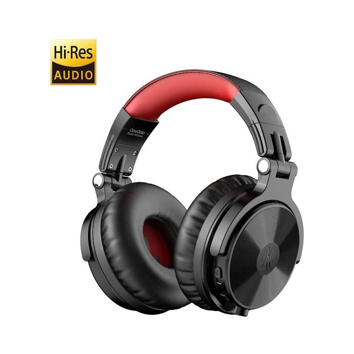 OneOdio Studio Wireless C Hi-Res Cuffie DJ Bluetooth 5.0 Red/Black OneOdio Studio Wireless C Hi-Res Cuffie DJ Bluetooth 5.0 Red/Black