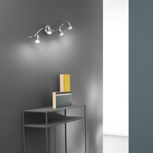 Spot 1 luce GU10 2700K nichel FAN Europe SUNNY - foto 4