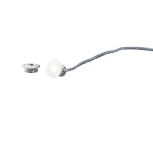 Mini faretto LED da incasso 0,2W 3000K bianco/argento Intec STARLIGHT - foto 4