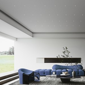 Mini faretto LED da incasso 0,2W 3000K bianco/argento Intec STARLIGHT - foto 5