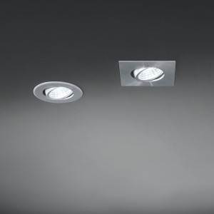 Faretto da incasso LED rotondo orientabile 3W 4000K nichel Intec POLARIS - foto 4