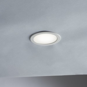 Faretto LED da incasso sottopensile 3W 4000K IP44 argento Intec - foto 6