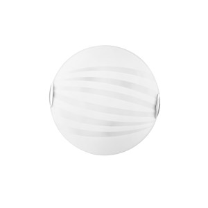 Plafoniera KUNA vetro bianco 2 luci E27 30 cm Luce Ambiente e Design - foto 4