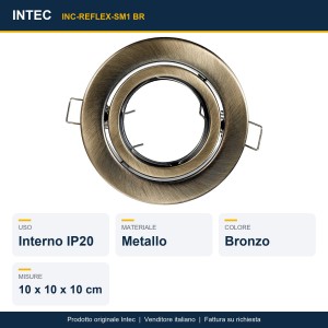 Struttura incasso orientabile bronzo IP20 Intec REFLEX - foto 2