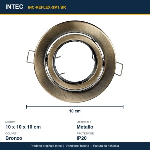 Struttura incasso orientabile bronzo IP20 Intec REFLEX - foto 3