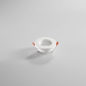 Incasso rotondo in gesso bianco verniciabile 1xGU10 Intec PHANTOM - foto 5