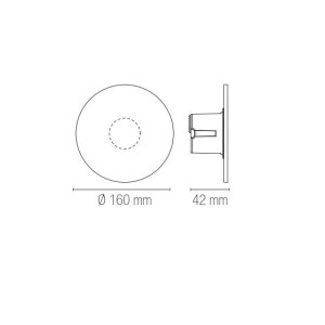 Segnapassi LED da esterno 3W CCT IP65 Intec SLAB - foto 6