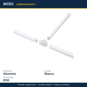 Connettore a T per barra LED SHAPE Intec - foto 3