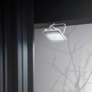 Proiettore LED da esterno 20W CCT IP65 bianco Intec - foto 4