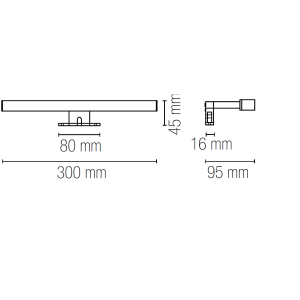 Applique LED da bagno 5W 4000K IP44 Intec - foto 5