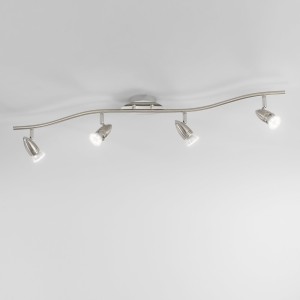 Spot 4 luci GU10 2700K nichel FAN Europe - foto 5