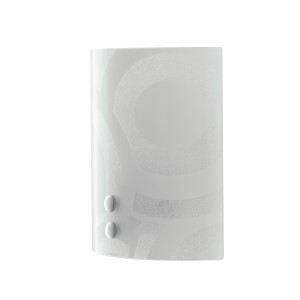 Applique da interno E27 vetro bianco 23 cm Luce Ambiente e Design MIRO' - foto 4