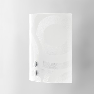 Applique da interno E27 vetro bianco 23 cm Luce Ambiente e Design MIRO' - foto 5