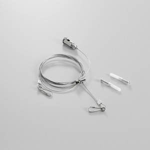 Cavo di sicurezza per pannelli LED 150 cm argento Intec - foto 5