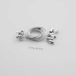 Kit cavi sospensione PANEL 6 pezzi 150 cm Intec - foto 4