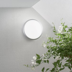 Plafoniera da esterno LED 28W 4000K IP65 argento Intec - foto 5