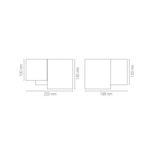 Plafoniera 3 luci GU10 in gesso bianco verniciabile Luce Ambiente e Design - foto 3