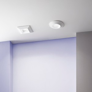 Faretto da incasso GU10 rotondo bianco in gesso verniciabile Intec - foto 2