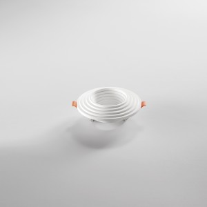 Faretto da incasso GU10 rotondo bianco in gesso verniciabile Intec - foto 5