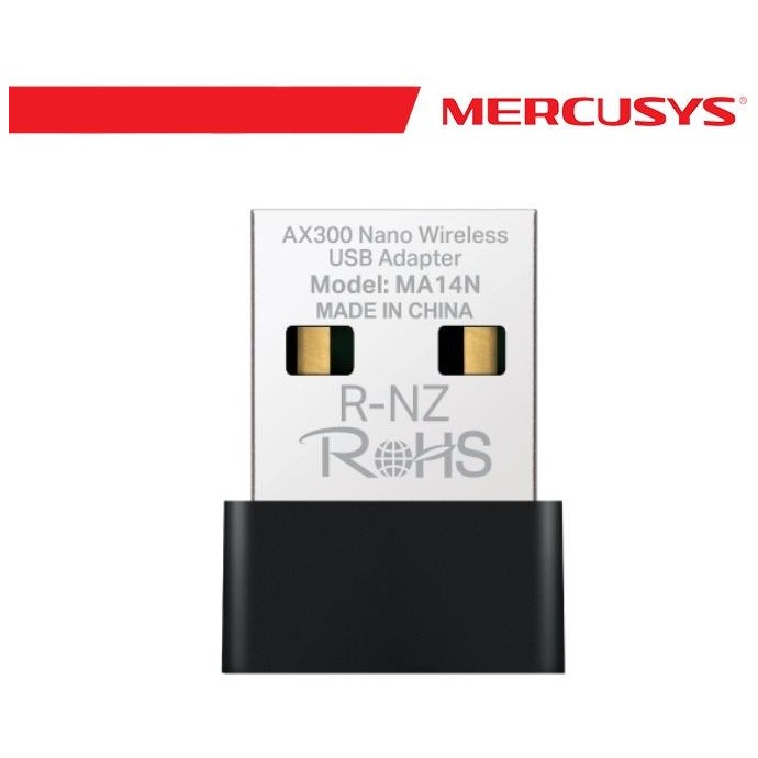 Mercusys AX300 Nano Wireless USB Adapter - MA14N Mercusys AX300 Nano Wireless USB Adapter - MA14N