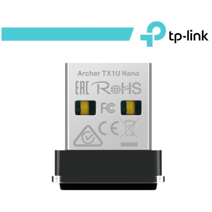 TP.Link AX300 Nano Wi-Fi 6 Wireless USB Adapter - Archer TX1U Nano