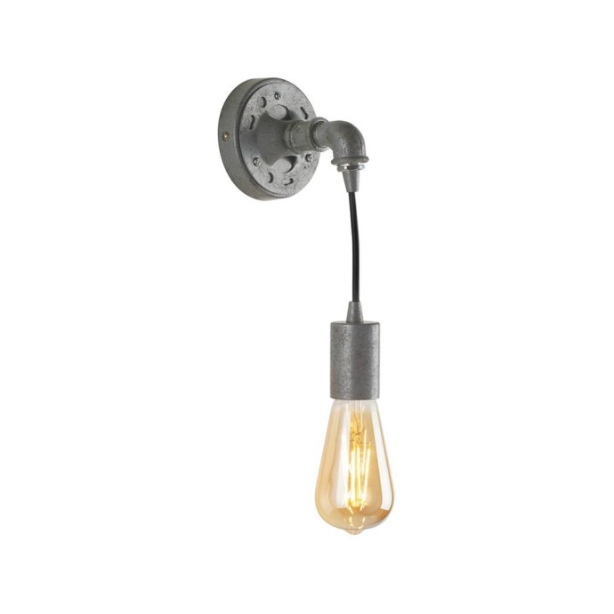 Applique da interno E27 zincato AMARCORD - Luce Ambiente e Design