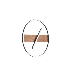 Plafoniera LED CCT 26W Azimuth, legno e nero - Luce Ambiente e Design - foto 2