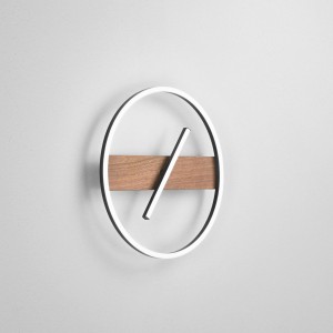 Plafoniera LED CCT 26W Azimuth, legno e nero - Luce Ambiente e Design - foto 6