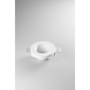 Incasso tondo in gesso verniciabile GU10 bianco Intec GHOST - foto 3