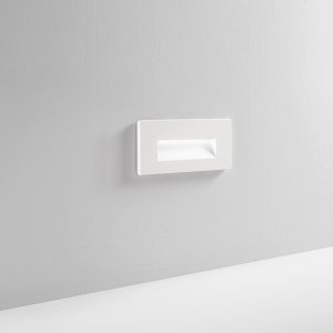Ghiera bianca in alluminio 5W IP65 per segnapassi STRATOS 506, Intec - foto 2