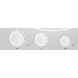 Plafoniera LED CCT 50W bianca Ø50 cm con telecomando - Luce Ambiente e Design - foto 5