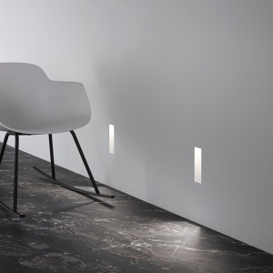 Incasso segnapasso GU10 bianco in gesso verniciabile Intec ARIEL - foto 2
