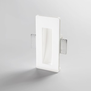 Incasso segnapasso GU10 bianco in gesso verniciabile Intec ARIEL - foto 3