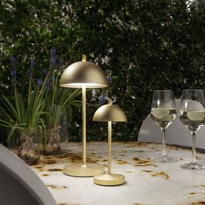Lampada ricaricabile da esterno LED 1,5W 3000K verde Intec PARTY small - foto 2