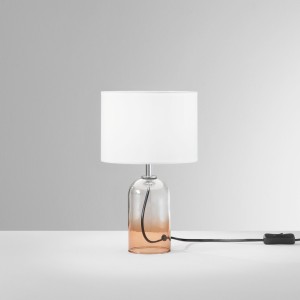 Lampada da tavolo in vetro ambra E14 Luce Ambiente e Design London - foto 3